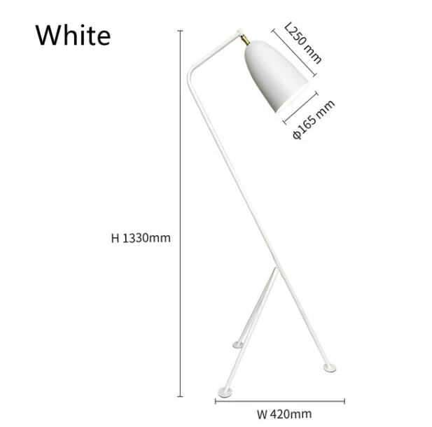 【リーズナブル】LEDフロアライト ブラック/ホワイト (W420mm×H1330mm) 