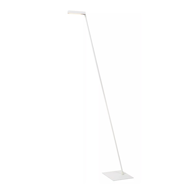 【LUCIDE】ベルギー フロアリーディングライト「LAVALE」White（W200×H1379mm）