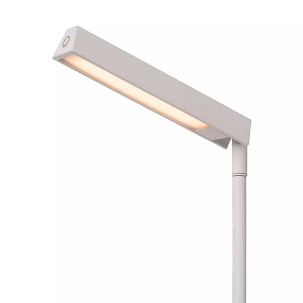 【LUCIDE】ベルギー フロアリーディングライト「LAVALE」White（W200×H1379mm）