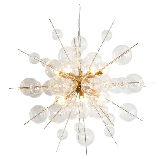 バブルシャンデリア 12灯 ゴールド(φ750mm)