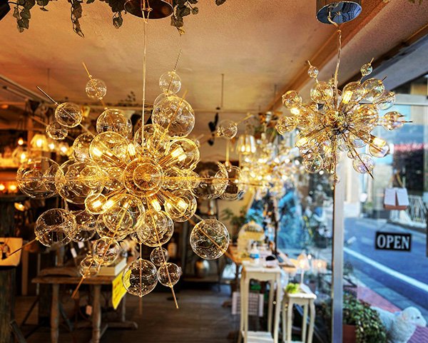 バブルシャンデリア　展示品　未使用 楽天市場】【楽天マラソン限定クーポン配布中】LED電球付属