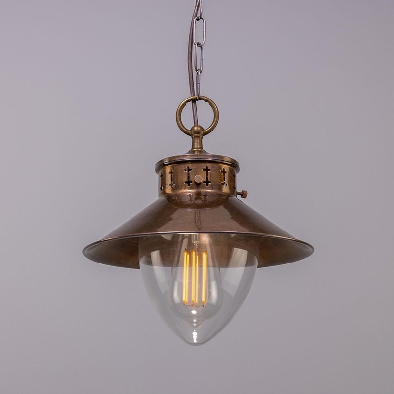 【Mullan】アイルランド「Boyd-Vintage Industrial」ペンダントライト 1灯（D265×H190mm）