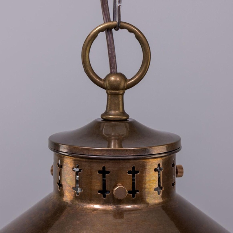 【Mullan】アイルランド「Boyd-Vintage Industrial」ペンダントライト 1灯（D265×H190mm）