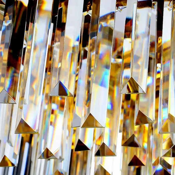 デザイン照明 クリスタルシャンデリア ブラック（φ500／600／800mm