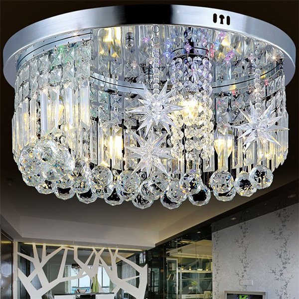 シーリングライト クリスタル照明 星型パーツ（φ500・φ600・φ800mm