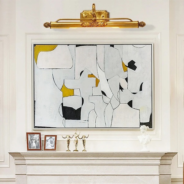 デザイン照明　モダン真鍮ウォールライト　ゴールド（W420／580／780mm）