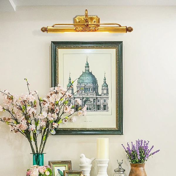 デザイン照明　モダン真鍮ウォールライト　ゴールド（W420／580／780mm）