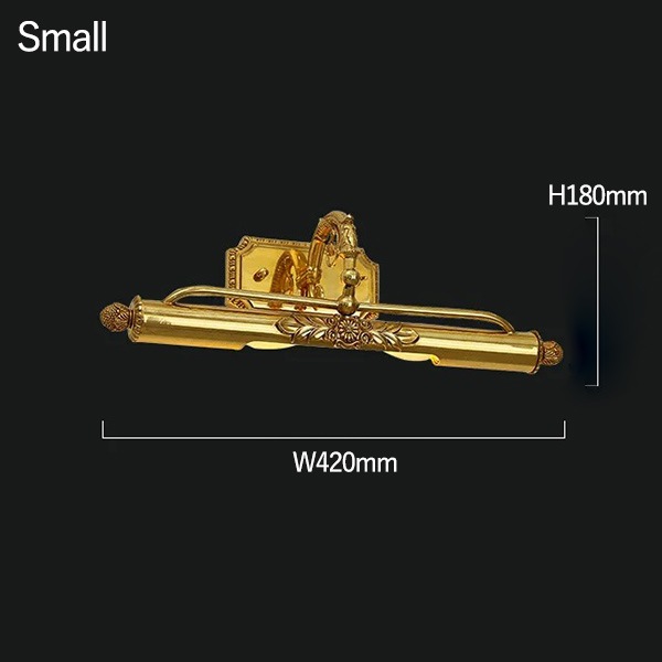 デザイン照明　モダン真鍮ウォールライト　ゴールド（W420／580／780mm）