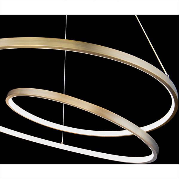 【WAC LIGHTING】ペンダントシーリングライト「Marques」1灯（L710×W710×H230-3480mm）