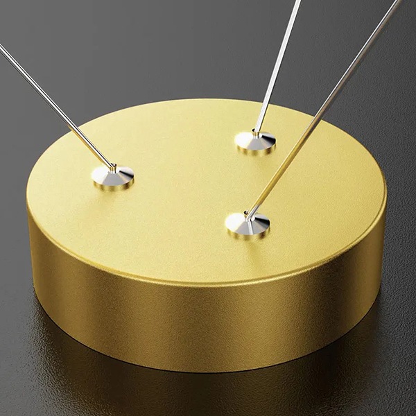 デザイン照明 LEDフープ型 ペンダントライト ゴールド(D600mm)