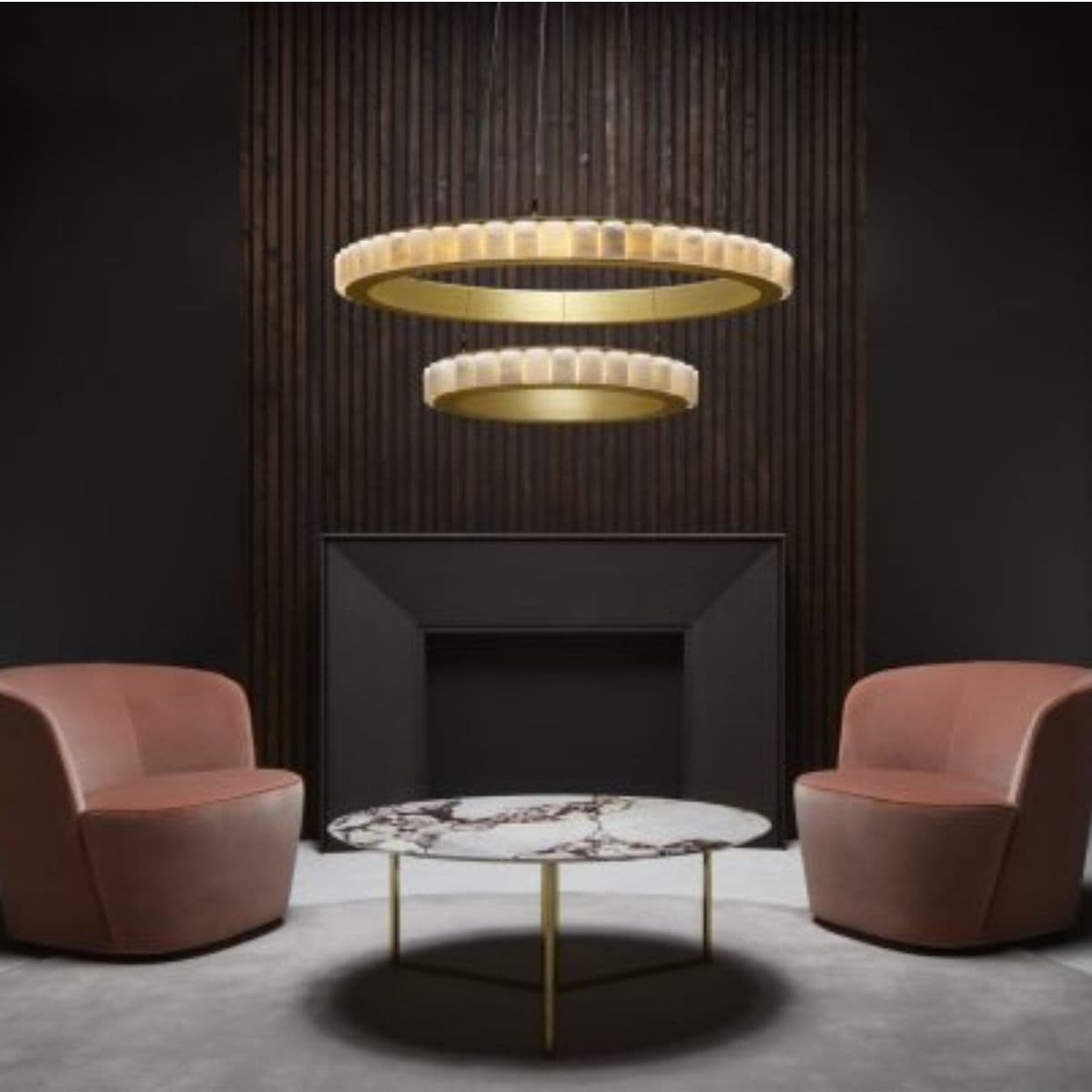 CTO LIGHTING】イギリス・デザイン照明 シャンデリア「AVALON HALO/XL