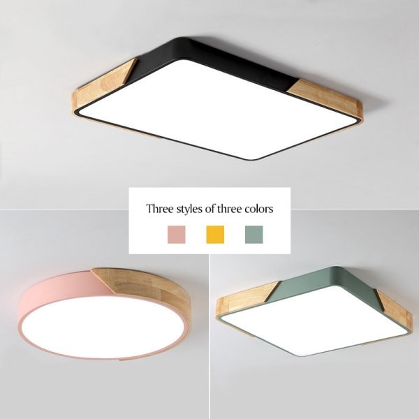 リーズナブル】LEDシーリングライト グリーン/イエロー/ピンク 丸形