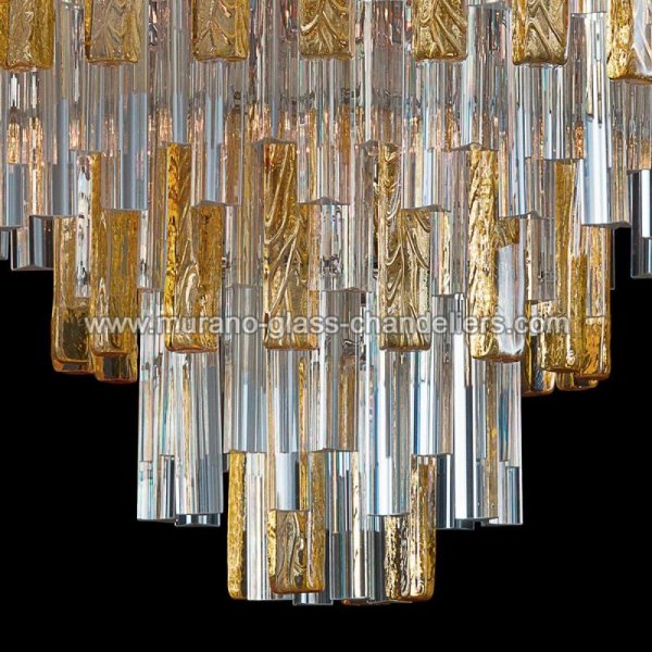 【MURANO GLASS CHANDELIERS】イタリア・ヴェネチアンガラスシャンデリア9灯「KYLIE」(W600×H500mm)