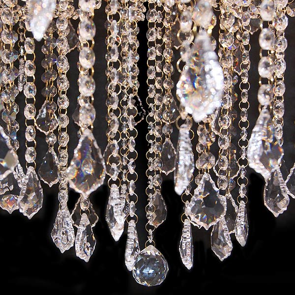 1台在庫有！】【LA LUCE】スワロフスキークリスタル使用シャンデリア