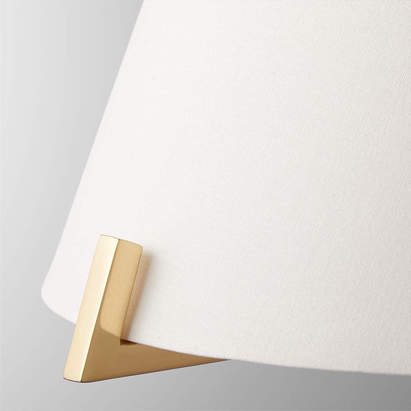 アメリカ・デザイン照明シェードテーブルライト「ORNADO」1灯LARGE・ゴールド（W360×H610mm）
