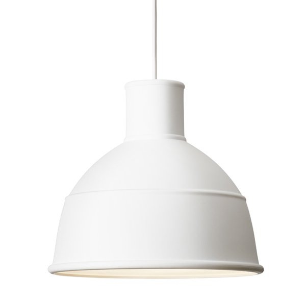 【Muuto】「Unfold lamp, white」ペンダントライト ホワイト(Φ320×H300mm)