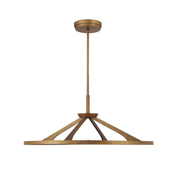 【Minka-Lavery】アメリカ・ペンダントライト「Stiles」ゴールド（φ914×H356mm）
