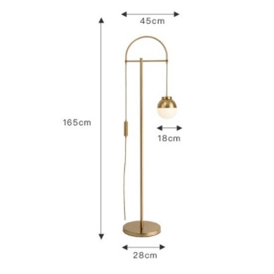 【Shop】デザイン照明 1灯（H540〜1800mm）