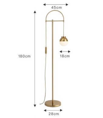 【Shop】デザイン照明 1灯（H540〜1800mm）