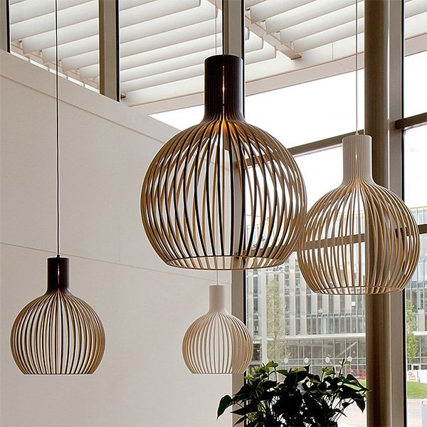 【リーズナブル】ペンダントライト1灯 ホワイトorブラック（W230mm）