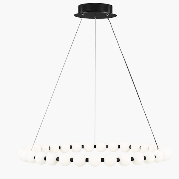 【TECH LIGHTING】アメリカ・モダン照明 ペンダントライト　「Orbet 36 Chandelier」LED照明 ブラック（Φ917×H72mm）