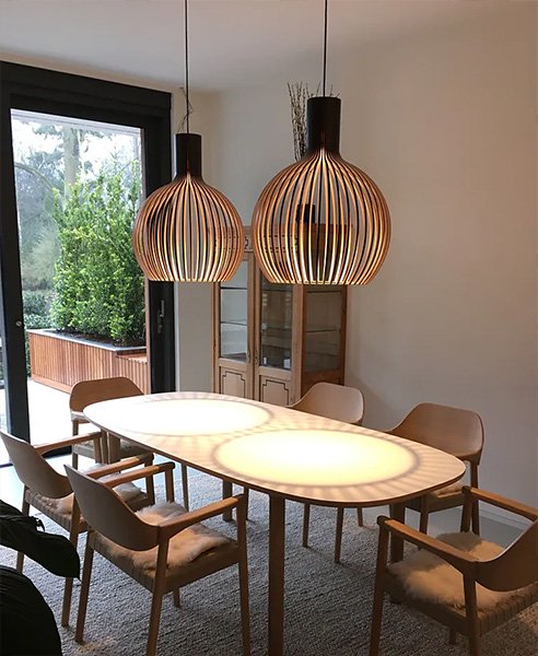 ペンダントライト1灯 ホワイトorブラック（W350／W450mm） | EL JEWEL