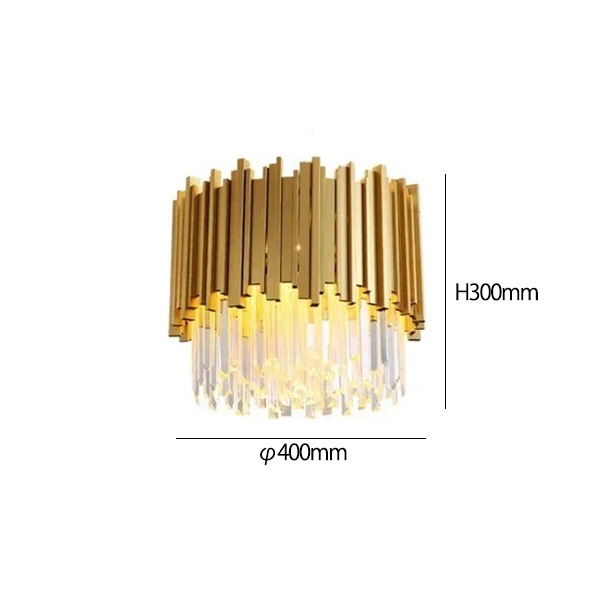 クリスタルゴールドシャンデリア　送料込 吹き抜け クリスタルシャンデリア｜シャンデリア専門店エルジュエル