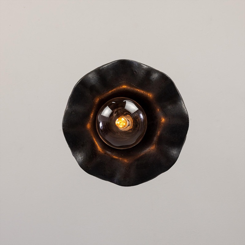 【Mullan】アイルランド「Rivale」セラミックシェードペンダントライト1灯（φ210×H85mm）Metallic Earth