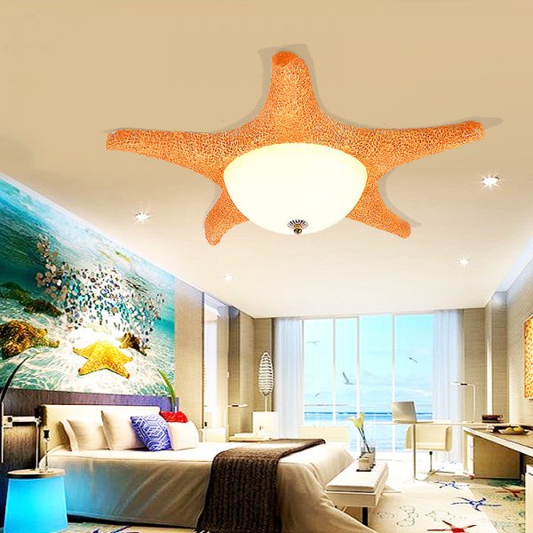 リーズナブル】LEDシーリングライト ブルー/オレンジ/ピンク (D600mm