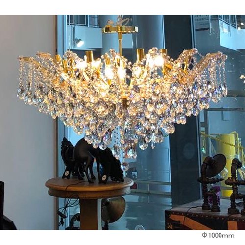 クリスタルシャンデリア 5/6/8/18/24灯 (Φ400~Φ1000mm)