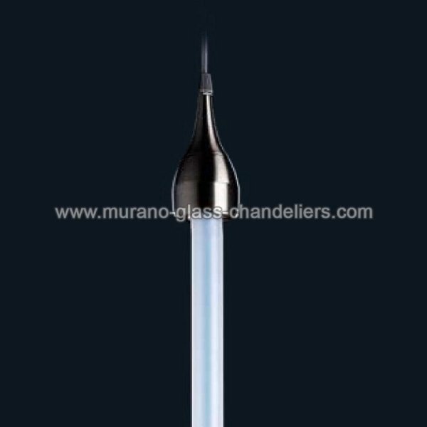 【MURANO GLASS CHANDELIERS】イタリア・ヴェネチアンガラスペンダントライト1灯「DAWSON」（W100×H900mm）