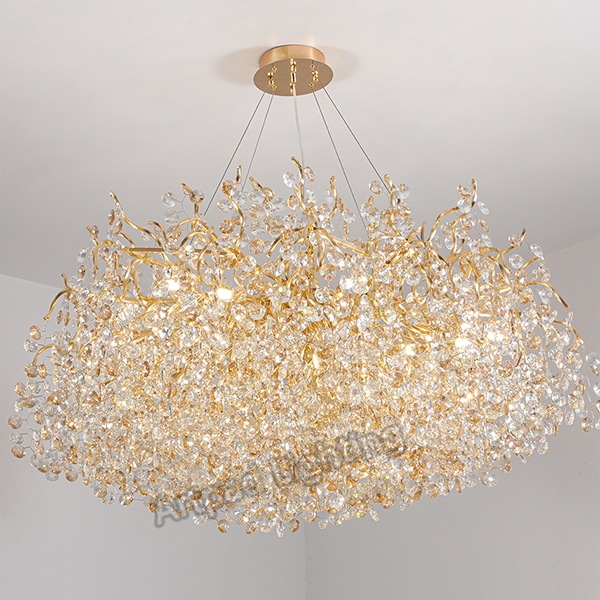 KEINT CRYSTAL シャンデリア 直径40cm高品質クリスタル