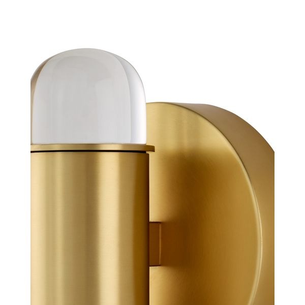 【CURREY】アメリカ・ウォールライト「Capsule」2灯 ブラス (W191×D147×H254mm)