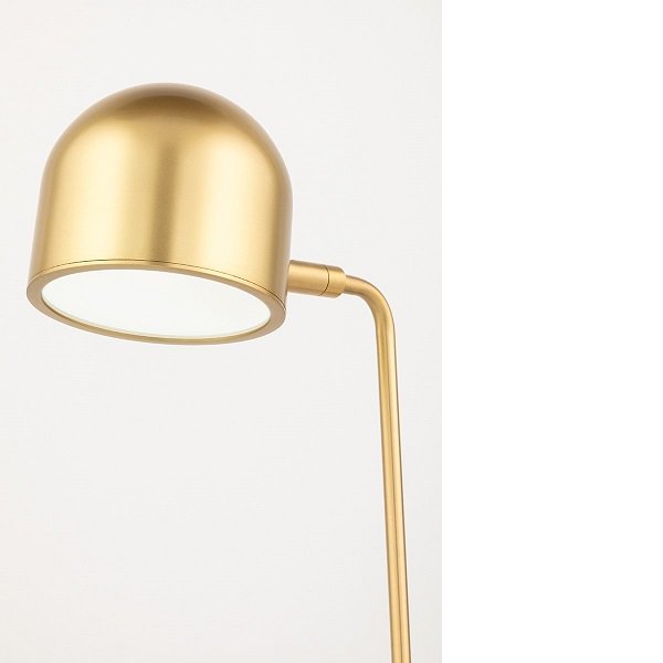 【MITZI】アメリカ・デザインテーブルライト「NIKKI」1灯・ゴールド（W114.3×H450.8mm）