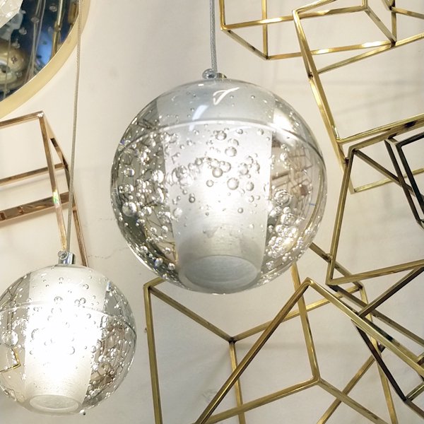 【3台在庫有!】【法人様・店舗様限定】ガラスボールペンダントライト 1灯 (Φ100mm)