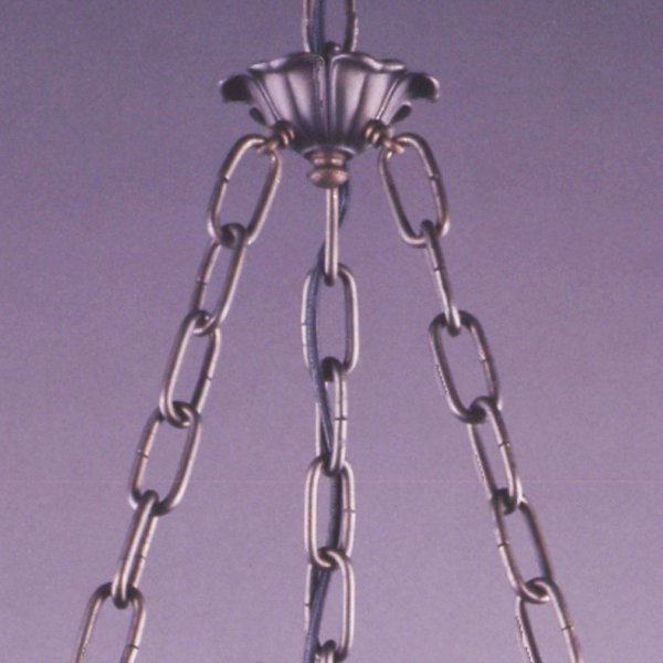 【入荷未定】【galle】-ガレ・コレクション- シェードランプ 3灯 ダークブロンズ「藤」