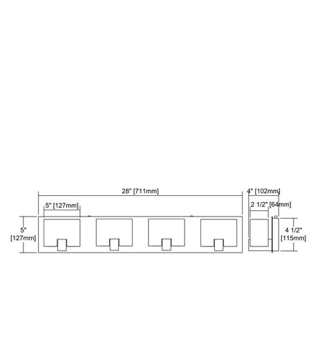 【ELK】アメリカ・ウォールライト「Ridgecrest」4灯（L102×W711×H127mm）