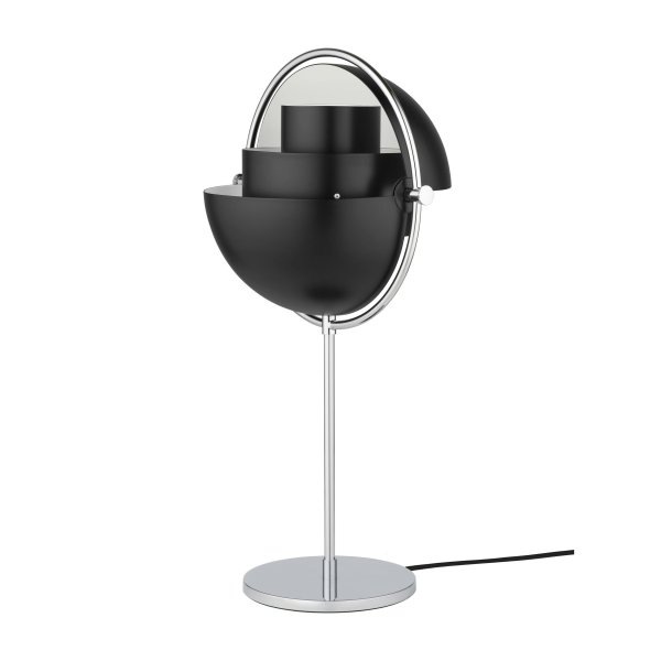 【GUBI】デンマーク・北欧デザイン照明「Multi-Lite table lamp」テーブルランプ chrome-black(Φ255×H500mm)