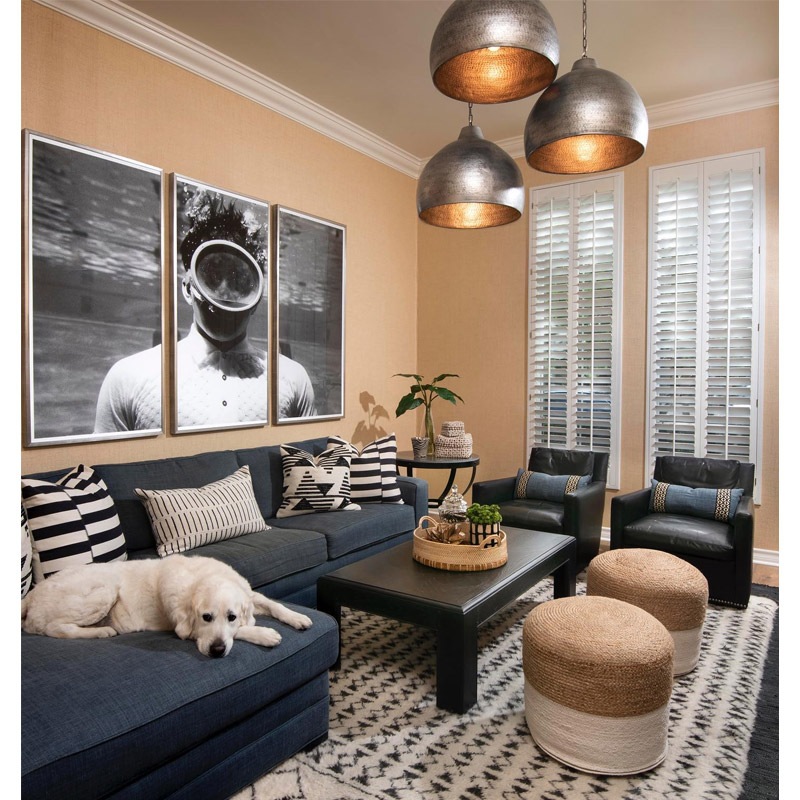 【CURREY】アメリカ・ペンダントライト 1灯「Earthshine」シルバー（φ203×H228mm）