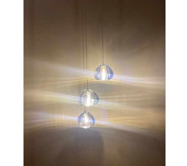 【1台在庫有！3灯のみ】インテリア照明 クリスタルペンダントライト 3灯～56灯(H1000～H4500mm )