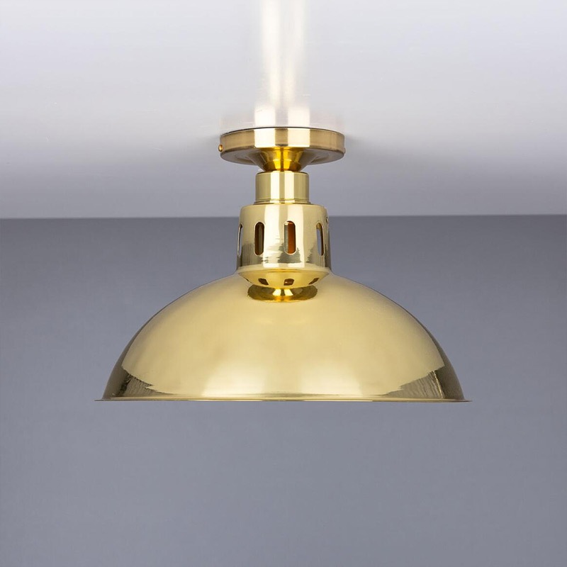 【Mullan】アイルランド「PARIS」インダストリアル シェードシーリングライト1灯（φ300×H270mm）