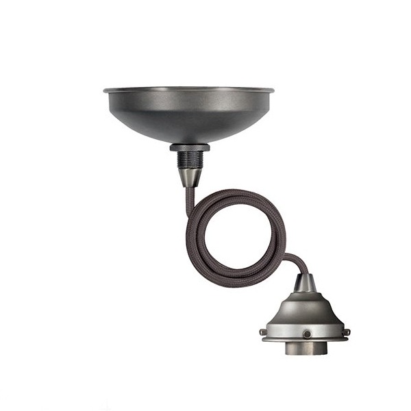 インダストリアル・スタイル「ダイナー」ガラスシェードペンダント1灯ビンテージメタル(W170mm~)【業販対象外】