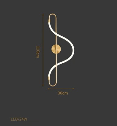 【Jasonlighting】 北欧スタイル LED デザイン照明 ウォールライト 1灯（W300×H1100mm）