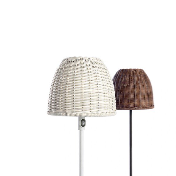 【Bover】 スペイン・アウトドア インテリア照明「Atticus P／114／R Outdoor」Graphit Brown Base, Shade Brown (Φ197×H1140mm)