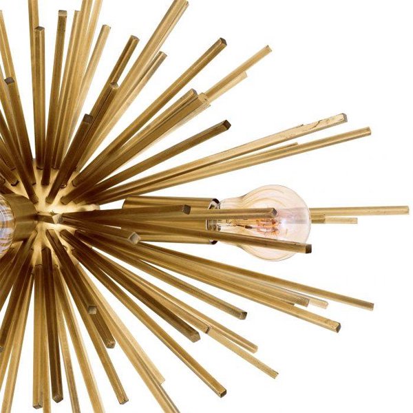 【EICHHOLTZ】デザイン照明ウォールランプ「BOIVIN」2灯・ゴールド（W500×H270mm)※同メーカー合計42万円以上で発注可