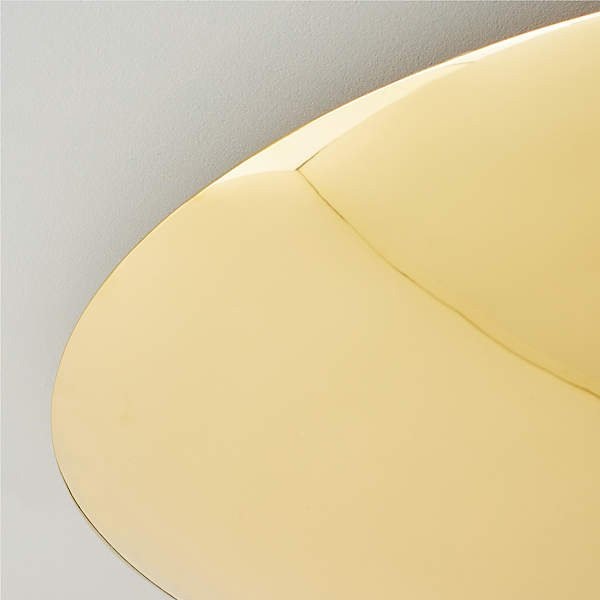 アメリカ・デザイン照明シーリングライト「AUDEN」1灯ゴールド（W760×H180mm）