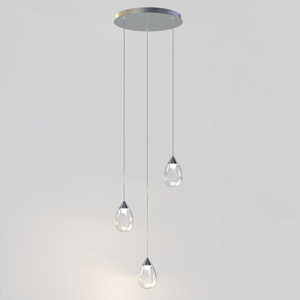 【ET2】アメリカ・ペンダントライト「Dewdrop」 シルバー（W381×D381×H172mm）