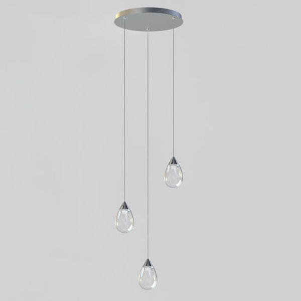 【ET2】アメリカ・ペンダントライト「Dewdrop」 シルバー（W381×D381×H172mm）