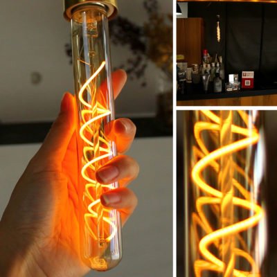 国内メーカー】【LED電球】エジソンバルブLED スパイラル ロング