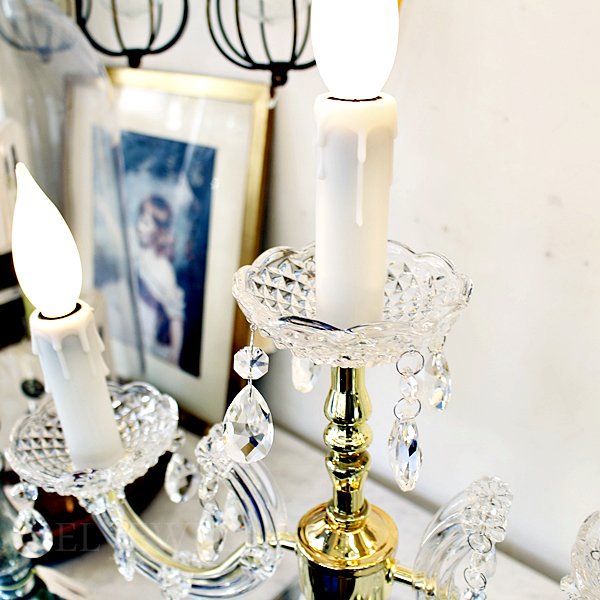 ① クリスタル シャンデリア ３灯 遠藤照明 店舗什器 キャンドル ① クリスタル シャンデリア 3灯 遠藤照明 店舗什器 キャンドル